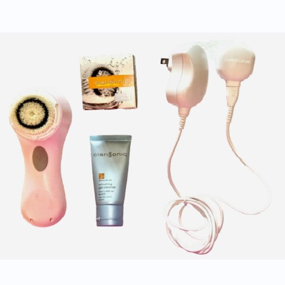 Clarisonic Mia Pink Sonic Facial Cleansing Brush w/ Charger & Head - Picture 1 of 8